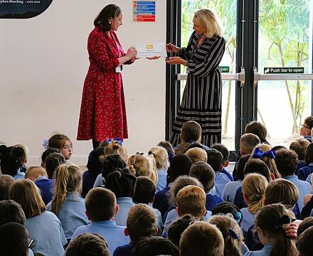 2 Celebration Assembly Presentation of Plaque